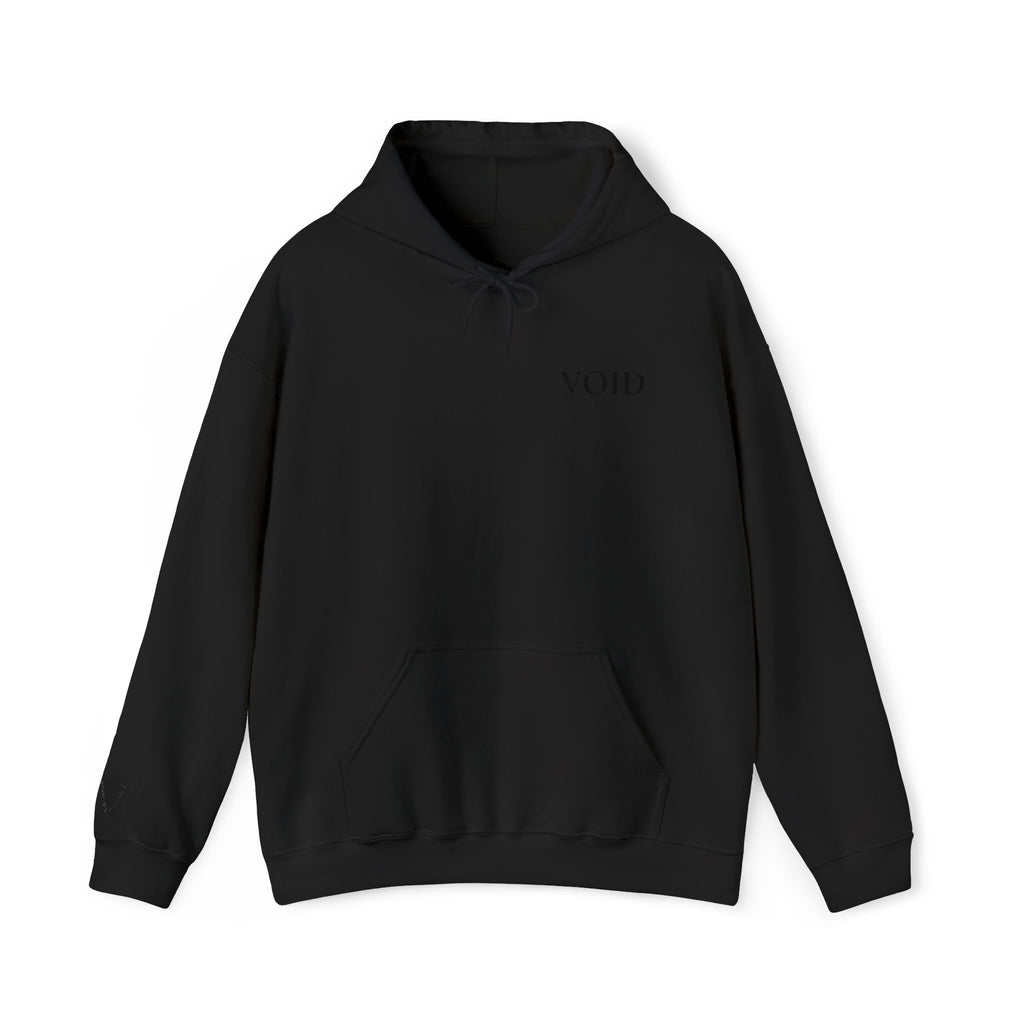 Hoodie VOID — Broderie Noir sur Noir
